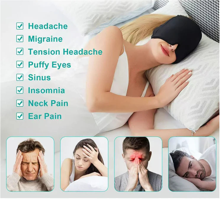 Migraine Relief Cap: Fast Relief for Sinus Pressure, Tension, Headache & Stress