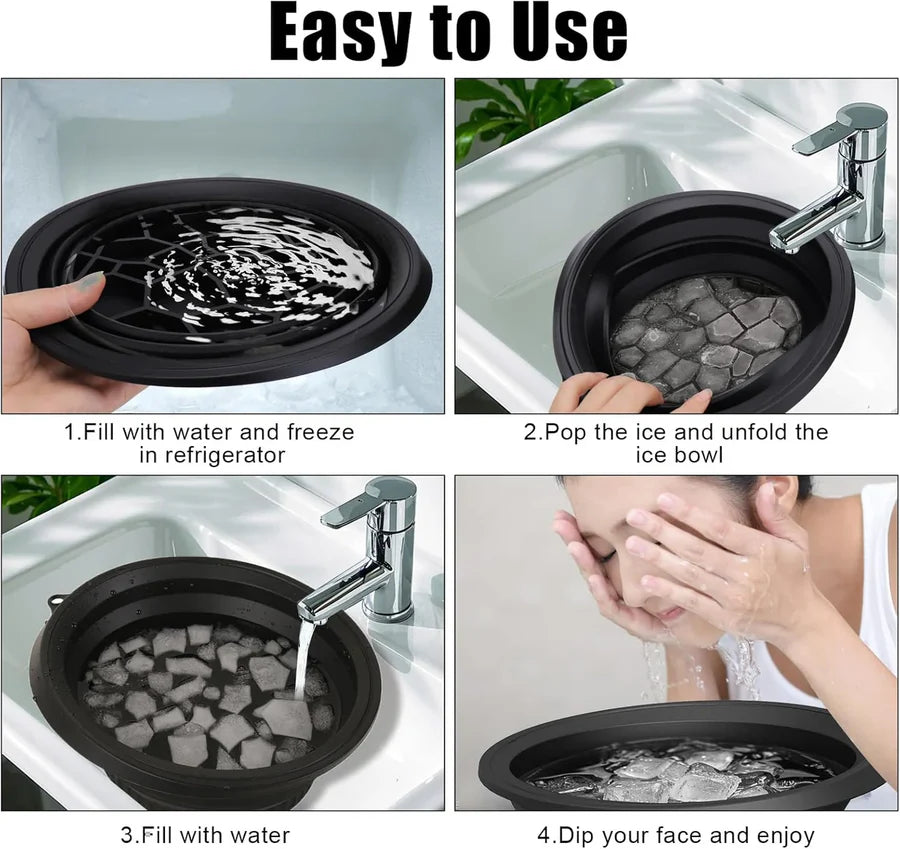 Silicone Bowl For Face Ice Bath