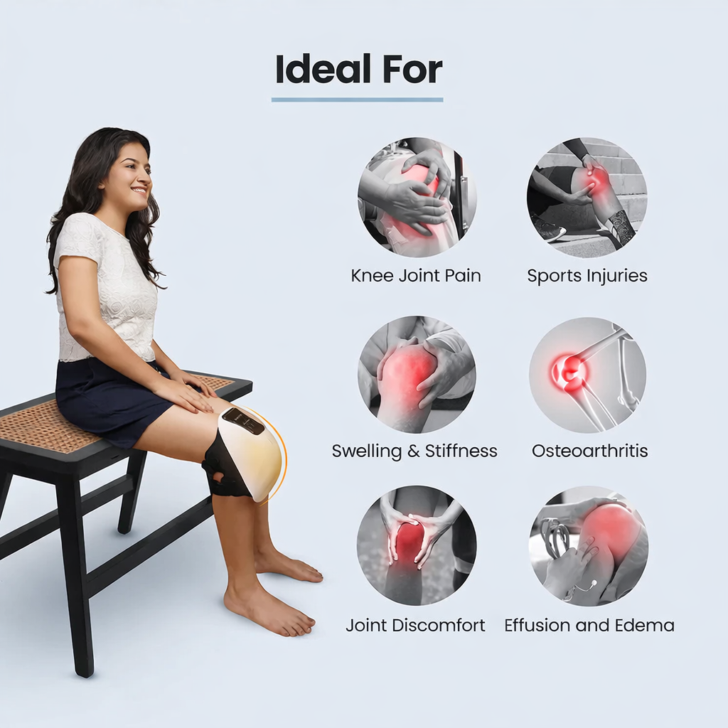 Denver Coast™ Smart Knee Massager with Heat & Vibration