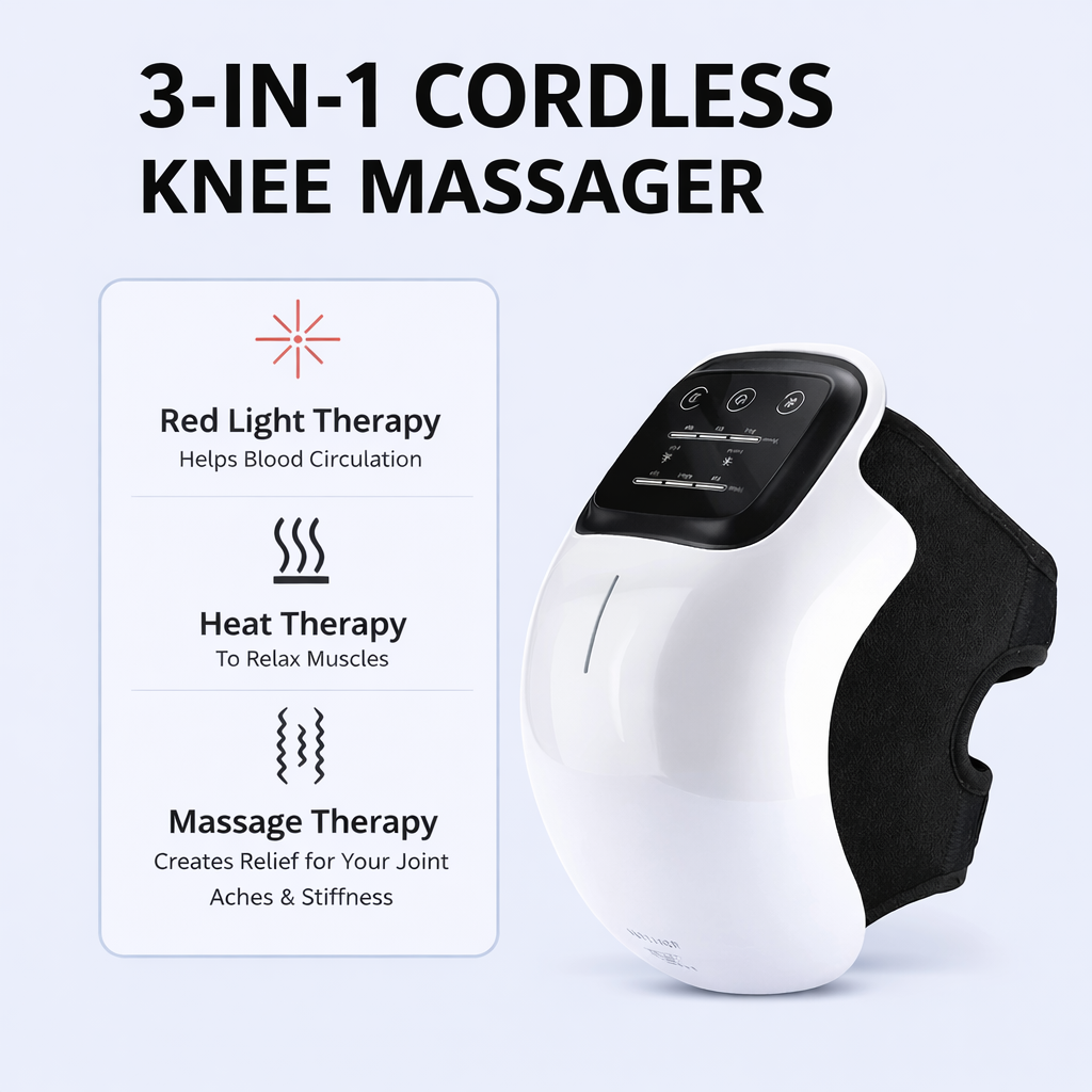 Denver Coast™ Smart Knee Massager with Heat & Vibration
