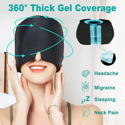 Migraine Relief Cap: Fast Relief for Sinus Pressure, Tension, Headache & Stress